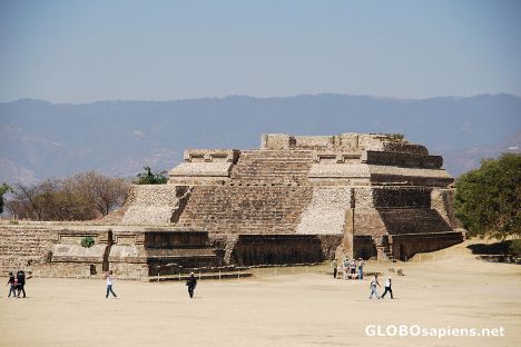 Postcard Monte Alban ruins (system IV)