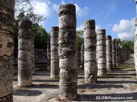 Postcard Thousand Colums