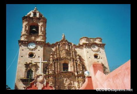 Postcard La Iglesia in Guanajuato