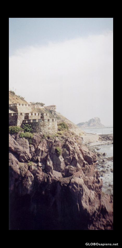 Postcard Rocky Cliff