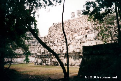 Postcard Chichen Itza Temple of the Warriors