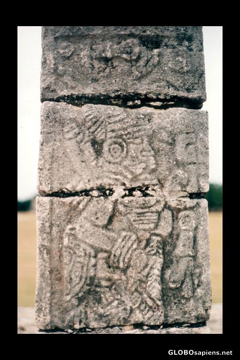 Postcard Chichen Itza designs