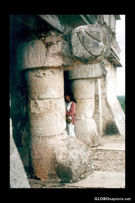 Postcard Chichen Itza Kukulkan's Pyramid