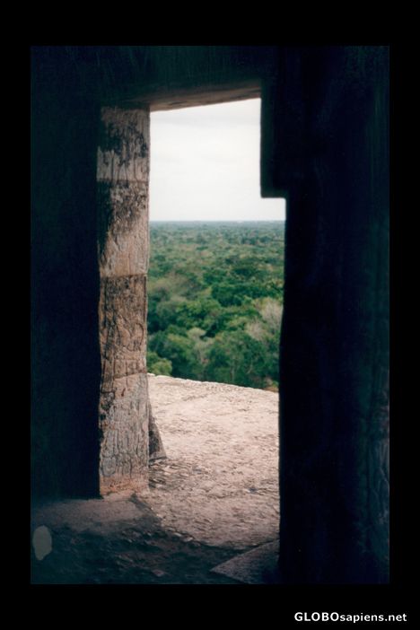 Postcard Chichen Itza Kukulkan's Pyramid