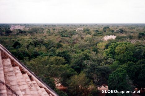 Postcard Chichen Itza Kukulkan's Pyramid