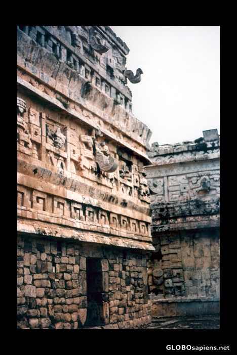 Postcard Chichen Itza The Nunnery