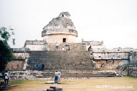 Postcard Chichen Itza The Observatory