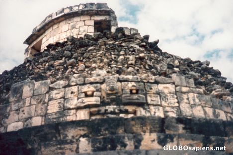 Postcard Chichen Itza The Observatory