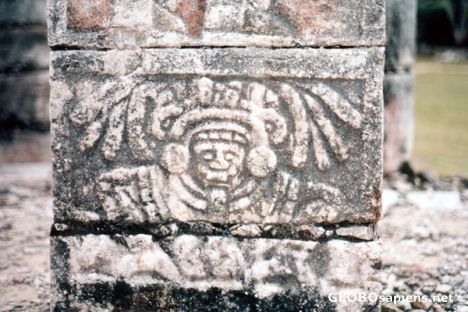 Postcard Chichen Itza designs