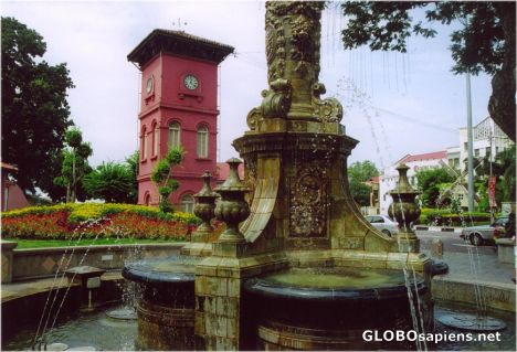 Red Square - Fountain and Clocktower