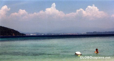 Postcard The bay on Sapi