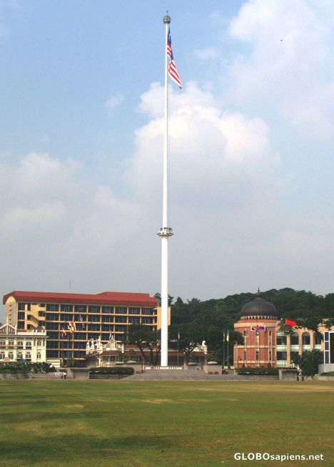 Postcard Worlds Tallest Flagpole