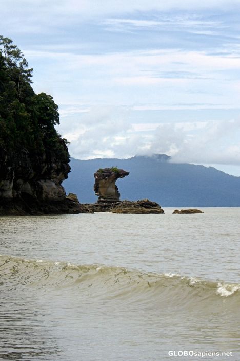 Postcard The 'Sea Stack', Bako National Park