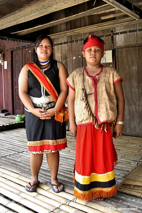 Postcard Receiving Our Welcoming at the Bidayuh Longhouse