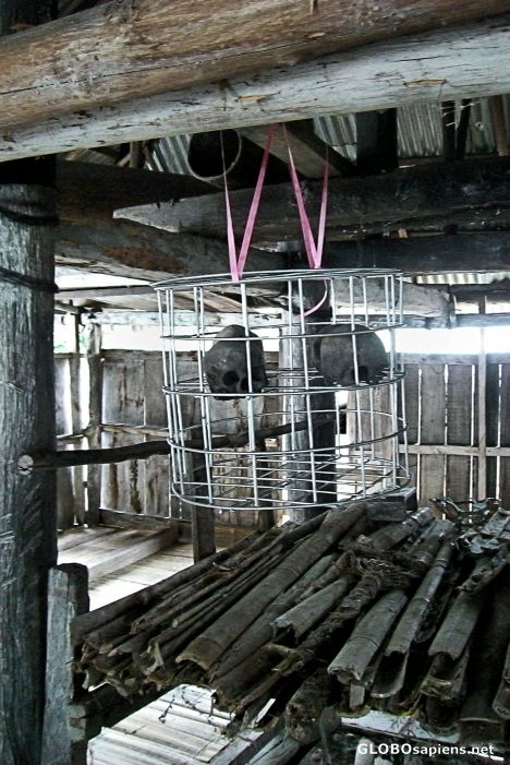 Postcard The Annah Rais Longhouse 'Headhouse' (Baruk)