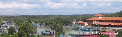 Postcard Mersing River