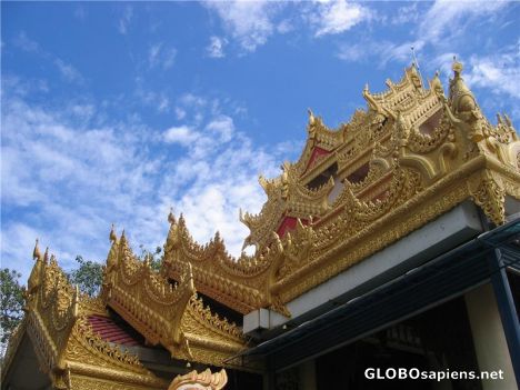 Postcard Burmese Temple