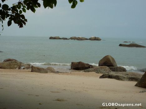 Postcard Batu Feringhi and islands far away
