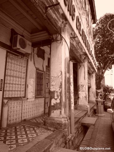 Postcard Rundown Building in Little India