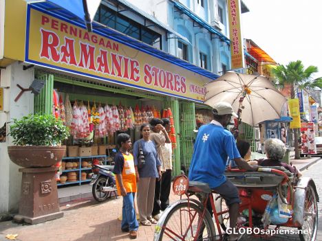 Postcard Trishaw ride @ Little India