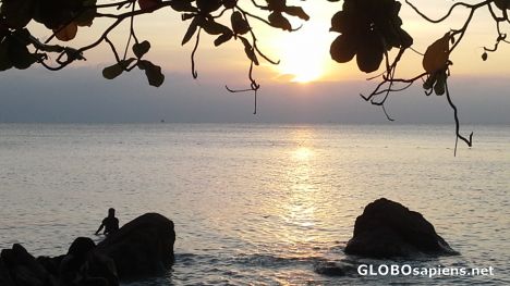 Postcard Sunset on Kecil