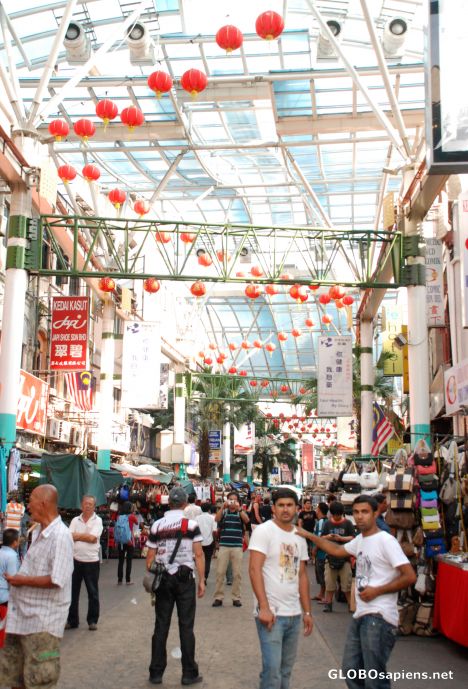 Postcard china town