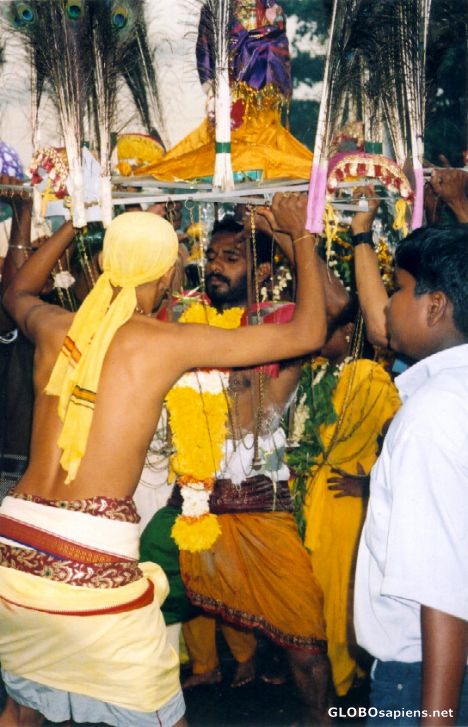 Postcard Thaipusam 2004 at Batu Caves
