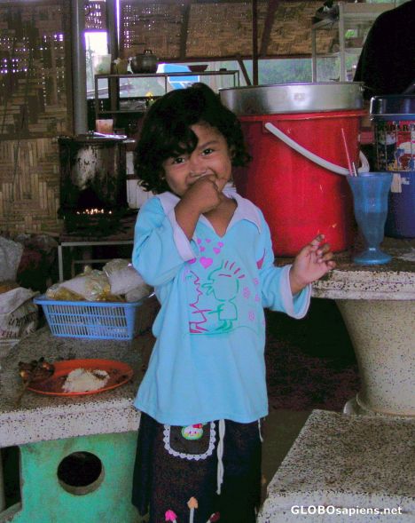 Postcard Little girl