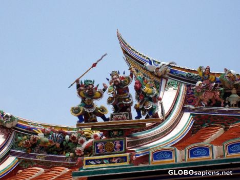Postcard Cheng Hoon Teng Temple dates back to 17th century