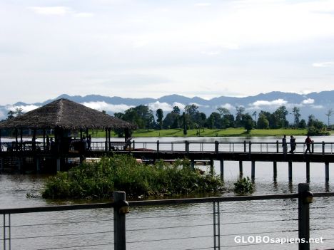 Postcard Bukit Merah Lake