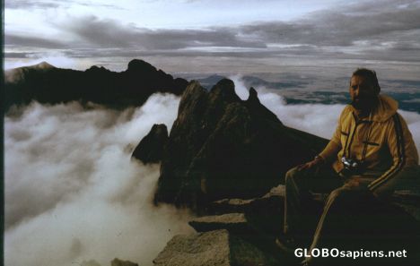 Postcard Malaysia, Borneo, Sabah, Kinabalu 4.101 m