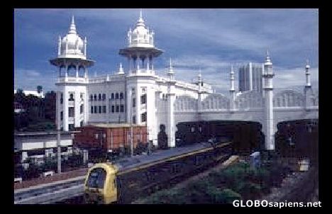 Postcard KL railway station