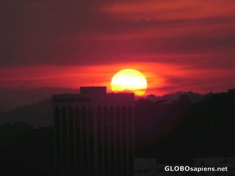 Postcard Kuala Lumpur Sunset