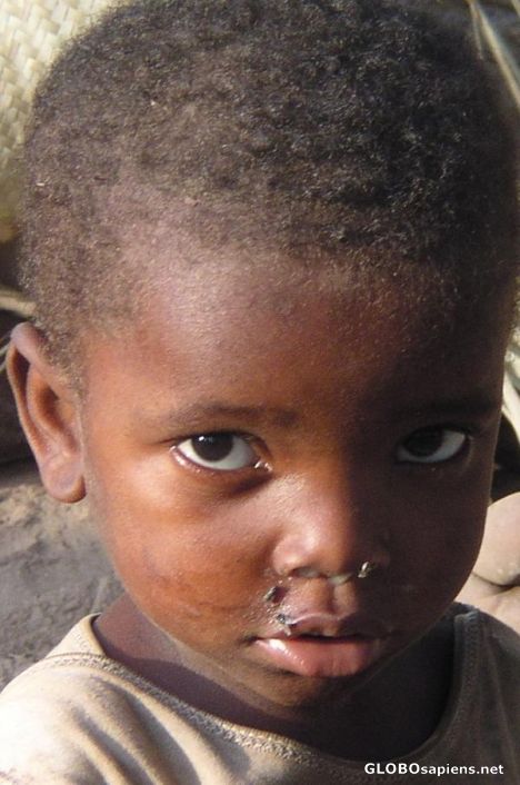 Postcard junges Afrika