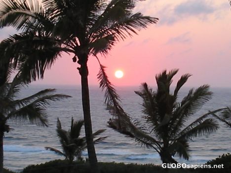 Postcard Sunrise at Inhambane Mozambique