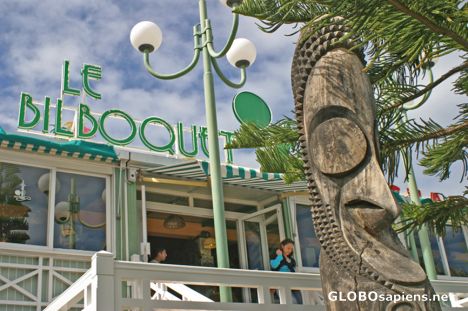 Postcard Noumea, Anse Vata: Bilboquet Restaurant & Bar