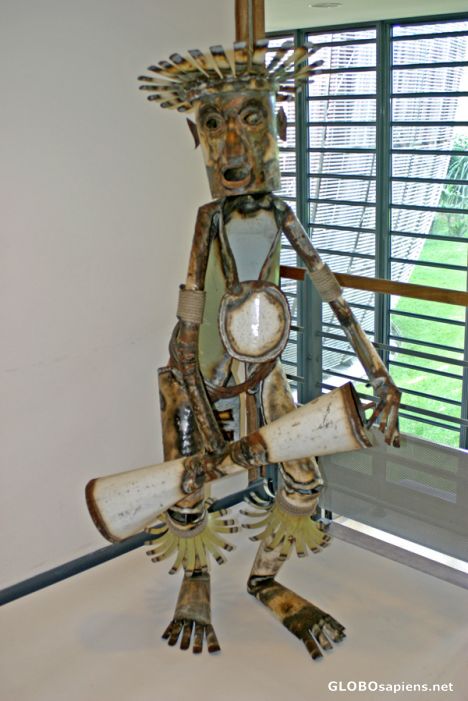 Postcard Noumea: Tjibaou Kanak Cultural Center