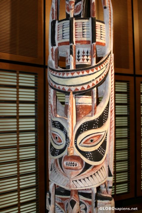 Postcard Noumea: Tjibaou Kanak Cultural Center