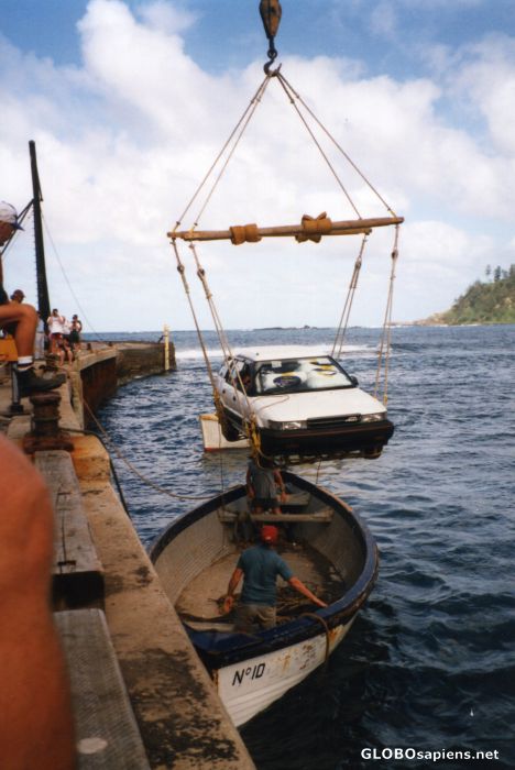Postcard Unloading