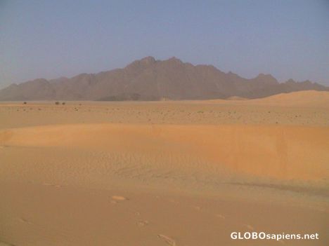 The desert and the mountains