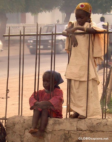 Postcard kids of Kano