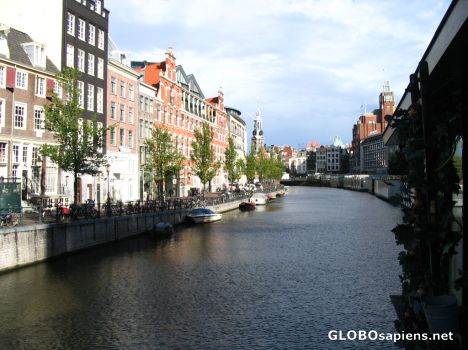 Postcard The canals of Amsterdam