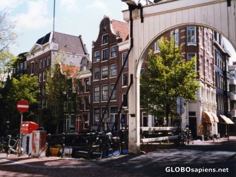 Postcard Bridge Groenburgwal