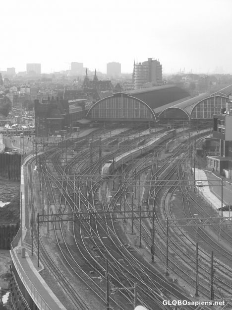 Postcard central rail station