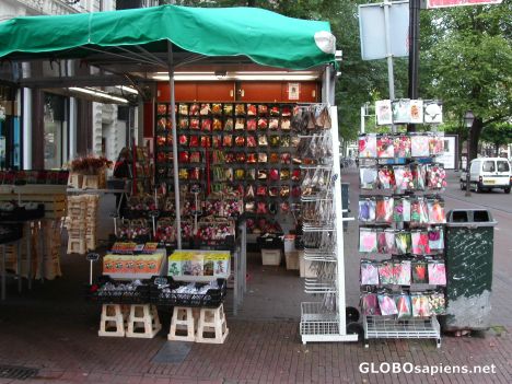 Postcard Tulip shop