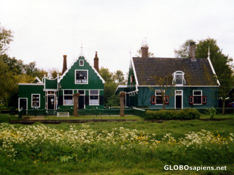 Postcard Zaanse Schans Open-air Museum