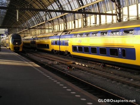 Postcard Amsterdam Centraal