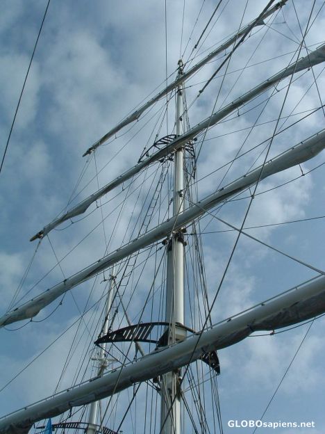 Postcard Tall ship
