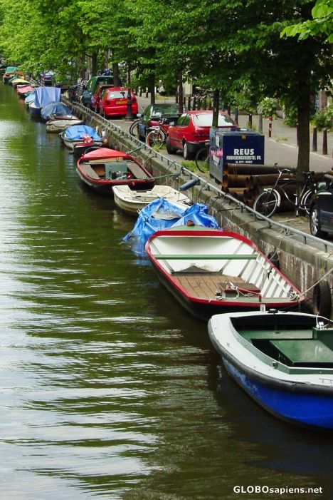 Postcard Amsterdam's Parking