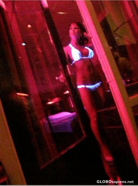 Postcard Red Light District - Queen of the night
